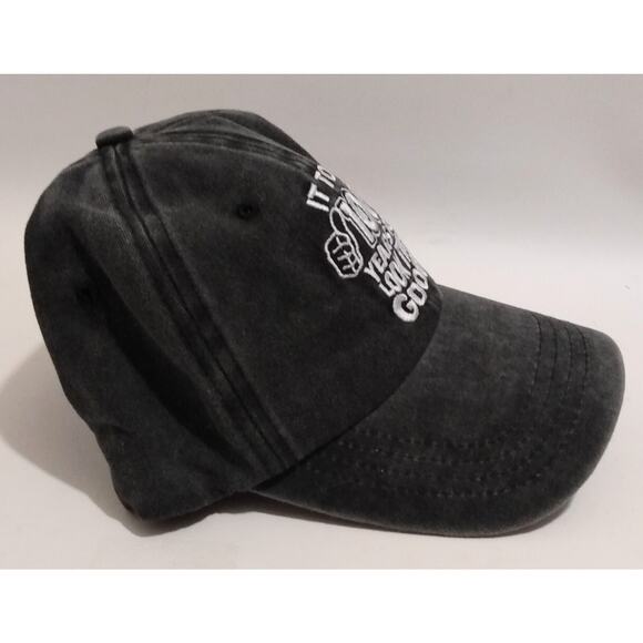 Stonewashed Hat Cap Men's "100 Years To Look This Good" Dad Grandpa Adjustable - Picture 6 of 9